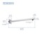 Kibi Cube 16 Wall Mounted Shower Arm - Chrome SA1602CH - alternate 2